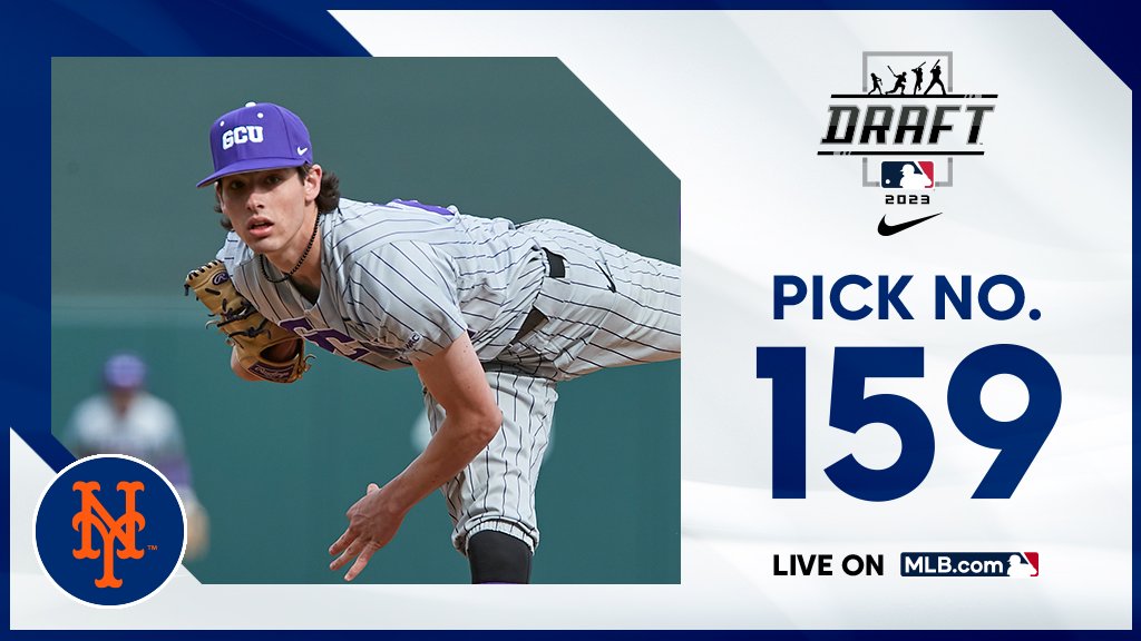 With the 159th pick, the <a href="/Mets/">New York Mets</a> select <a href="/GCU_Baseball/">Grand Canyon Baseball</a> left-handed pitcher Zach Thornton, No. 165 on the Top 250 Draft Prospects list.

Watch live: atmlb.com/3NMtu27