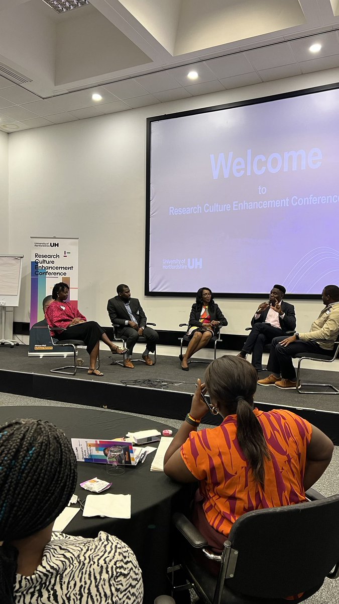 Engaging panel discussion on bridging Academia and Practice. <a href="/e_mogaji/">Emmanuel Mogaji, PhD</a>, <a href="/NenadiAdamu/">Nenadi Adamu</a> <a href="/yinkaadewale/">Adeyinka Adewale PhD</a> and Dr Kingsley Udofa share their experiences, challenges, and strategies to foster collaboration and knowledge exchange. #AcademiaAndPractice #CollaborationMatters #RCEConference
