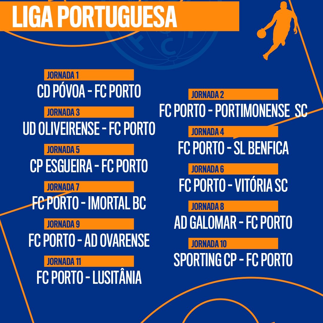 FC Porto - 🔵⚪ O nosso calendário da Liga 20/21 💪 #FCPorto