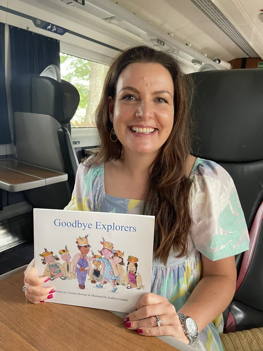 Sam_Slatcher's tweet photo. Great to have Gary Philipson from @BBCTees on @StoryTrain2025 interviewing Victoria Downes, @Chrispowl2 &amp; I for a radio feature (coming soon) all about the @2021Wordfest Children’s Book Day on 5 Aug on The Story Train @WeardaleRailway 📚 🚂 

More details: https://t.co/V2hQoyBe8S https://t.co/mMqZ3eLQMk