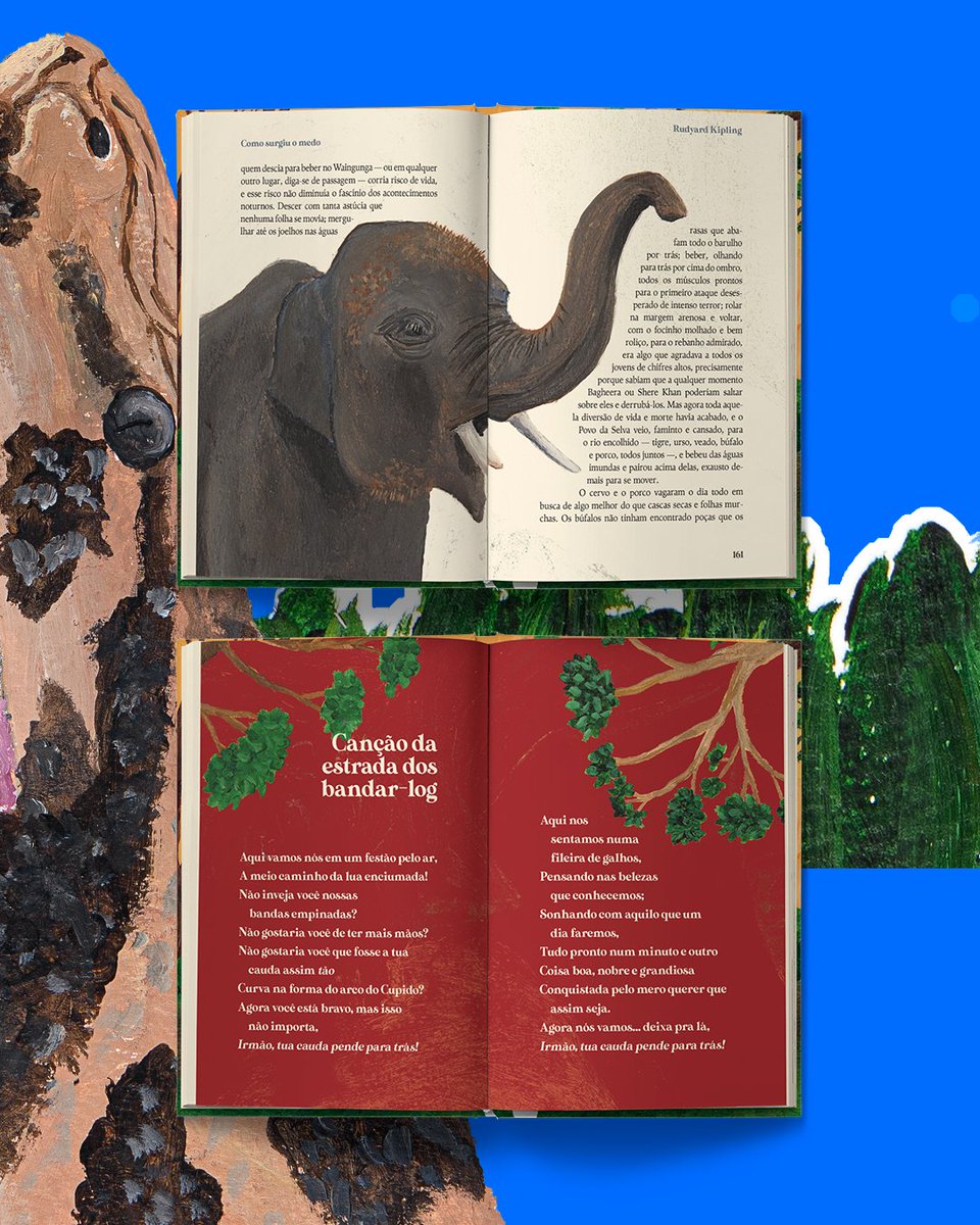 🐺 Aprendiz das Leis da Selva, Mogli conhece todos os idiomas da natureza – fala com as abelhas selvagens, conversa com a corrente dos rios e debate com a fortaleza das pedras. Todas as histórias protagonizadas pelo menino-lobo que conquistou gerações estão reunidas nesta edição.