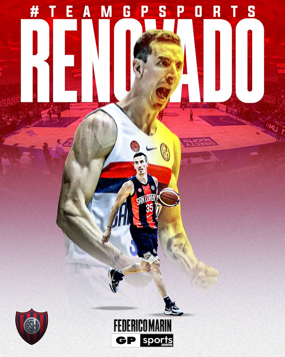 #MercadodePases🚨 

El Pájaro sigue en Boedo! 
<a href="/pajaro35marin/">federico Marin</a> continua una temporada más en <a href="/CASLABasquet/">CASLA Básquet</a> para la próxima edición de la <a href="/LigaNacional/">La Liga</a>.
Éxitos Pajaro!! 
#TeamGPSports. 🏀🏀