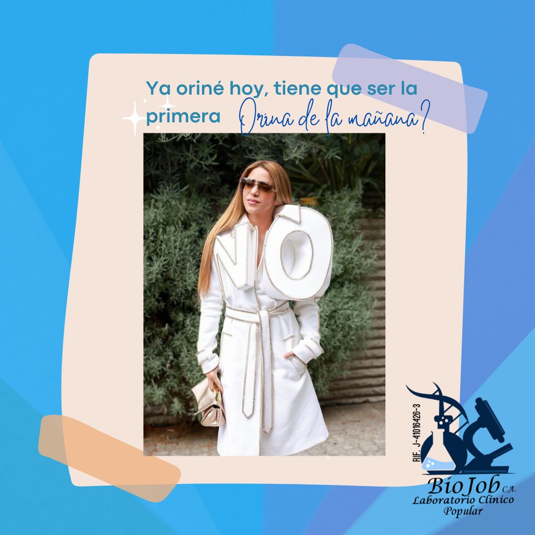 BiojobL's tweet image. Aclaramos

Debo estar en ayuno para una Hematología? NO, los componentes hematológicos no se alteran
La Glicemia sale en la hematología? NO
Tome la muestra de la vía, NO ésto altera el resultado
Tiene que ser la primera orina de la mañana? NO
#no #shakira #laboratorio