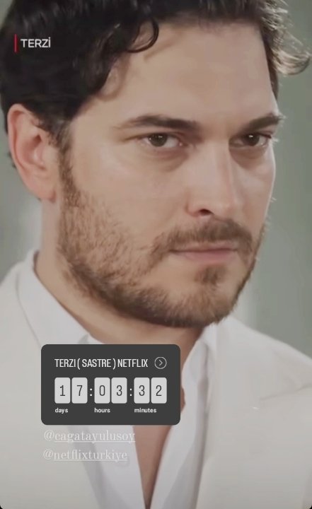 COUNTDOWN For The Second Season Of #Terzi / #TheTailor :
17 DAYS MORE TO GO
See You <a href="/cagatayulusoyy/">Çağatay Ulusoy</a> #ÇağatayUlusoy #PeyamiDokumaci <a href="/netflixturkiye/">Netflix Türkiye</a> <a href="/OGMPictures/">OGM Pictures</a> @cemkarciofficial