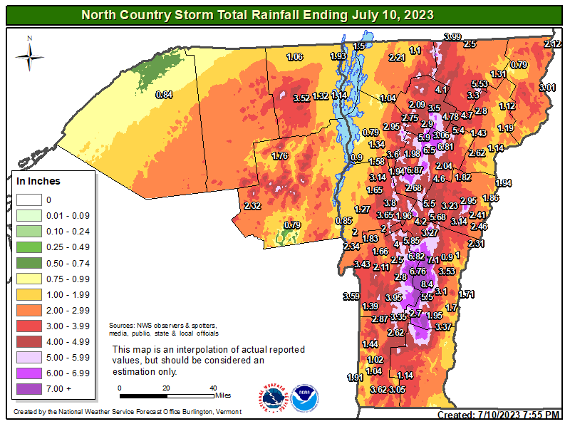 NWS Burlington tweet media