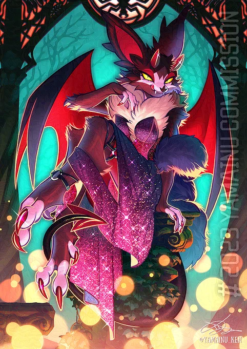 Commission for  !Shaded& BG+Costume design#2023YAMAINUcommission 