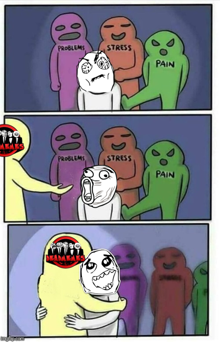 deadmemes_eth's tweet photo. Sometimes we cant even choose between our own problems $DEADMEMES #DeadMemes #DeadMemesCommunity https://t.co/1ld6nF0uY0