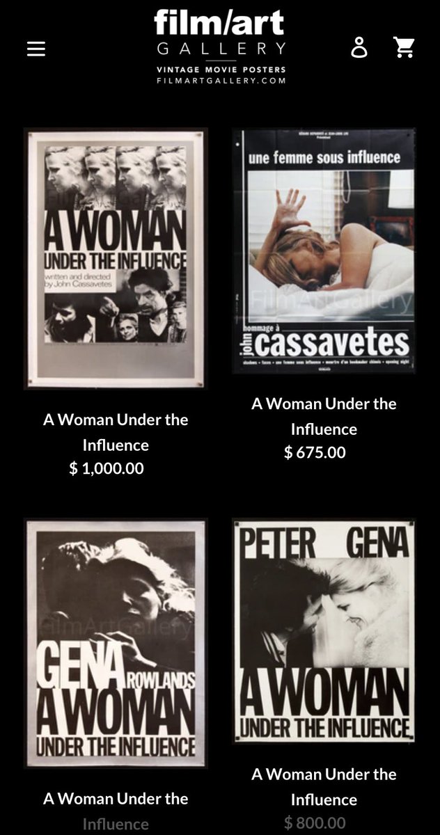 carlarojasz's tweet image. Look at the vintage posters of the same movie. -via @filmartgallery

Do you see how the guys at @mubi reinterpreted the typography style?! 😮‍💨🔥 #filmmarketing #designforfilm