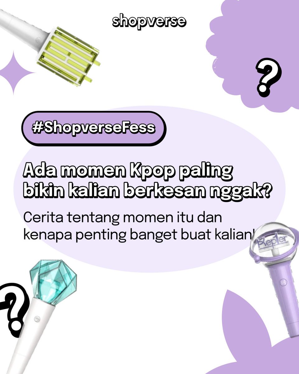 shopverse_id's tweet photo. #ShopverseFess Cerita singkat tentang momen ter-berkesan selama kamu jadi kpoper!

Bisa jadi pengalaman kamu sendiri, atau mungkin pernah ada berita idol kamu yang bener2 memorable...

---
Jajan di Shopverse💙
🌟DP 25%
✨Cicil 4x
✨Dom JKT
🤩Freeongkir https://t.co/i8u6wfdM5K