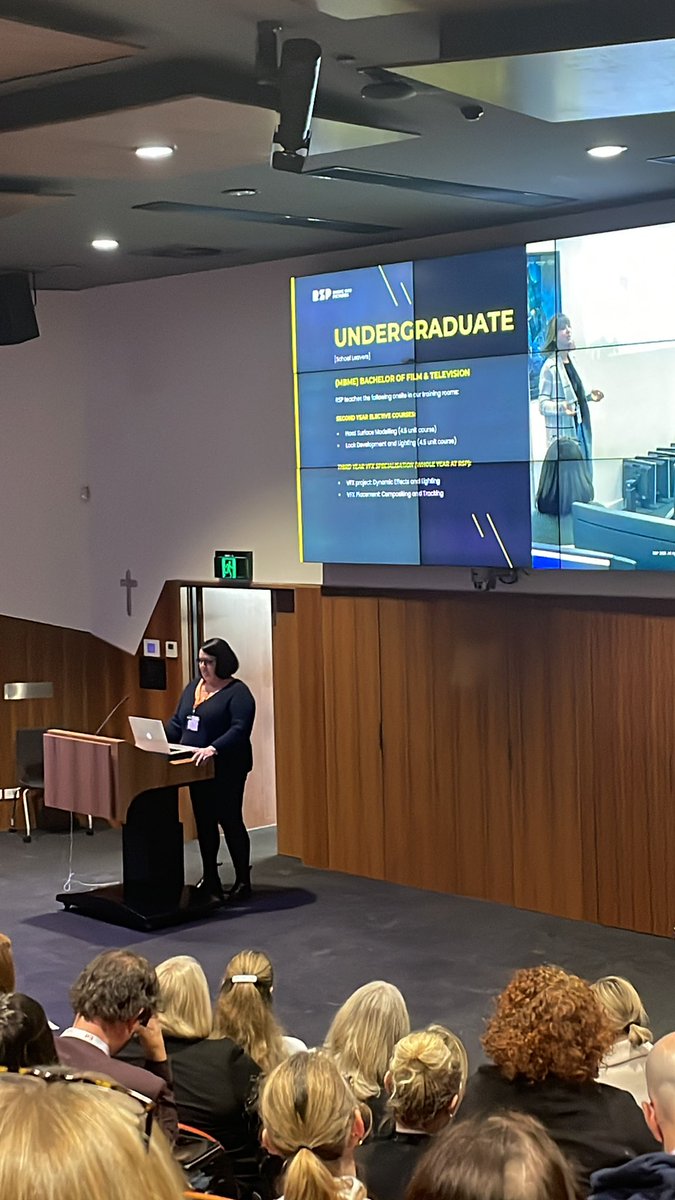 iMerinet's tweet image. Many pathways into the industry of special and visual effects. From Cert 2/3 at TAFE through to university. 2nd Keynote from Rising Sun Pictures #EdTechSA