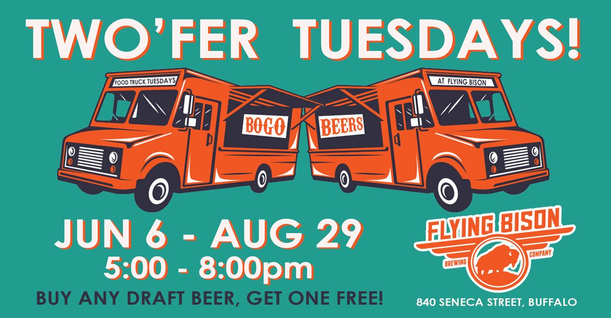 Food trucks and our Buy-1-Get-1-Free Pint special are BACK tomorrow!  Trucks scheduled include: MOON Doggies, The Maine Bite, Gabriela's Kitchen, KCafe, Buffalo Bros Burgers, Caribbean Flava, Andersons &amp; Mad Sauces Food Truck.