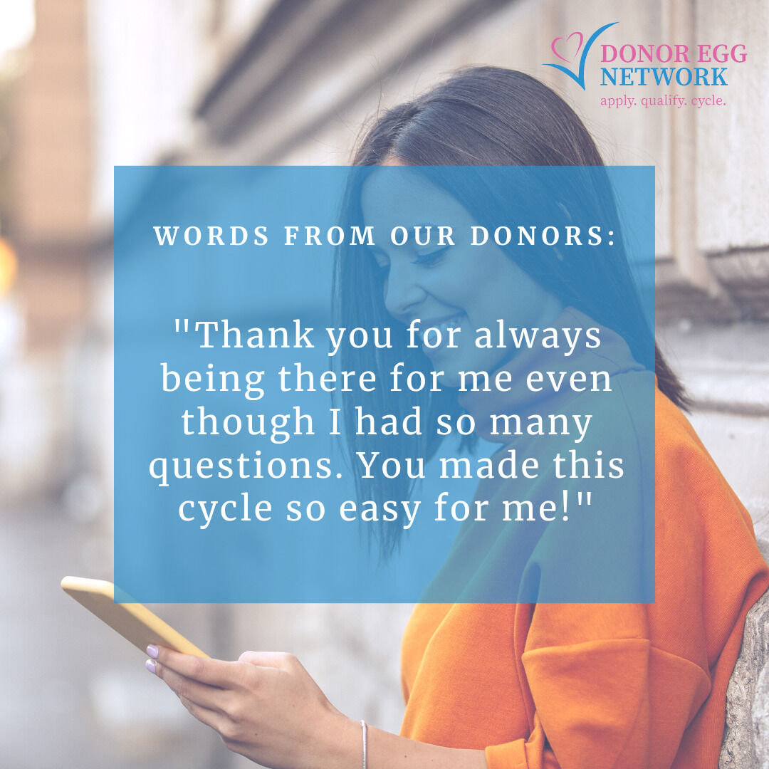 donor_egg's tweet photo. Our donors' heartfelt words: "Thank you for being there and making this cycle easy for me despite my many questions." ❤️🙏 #EggDonation #Grateful #Seattle https://t.co/VaDs9aUN2W