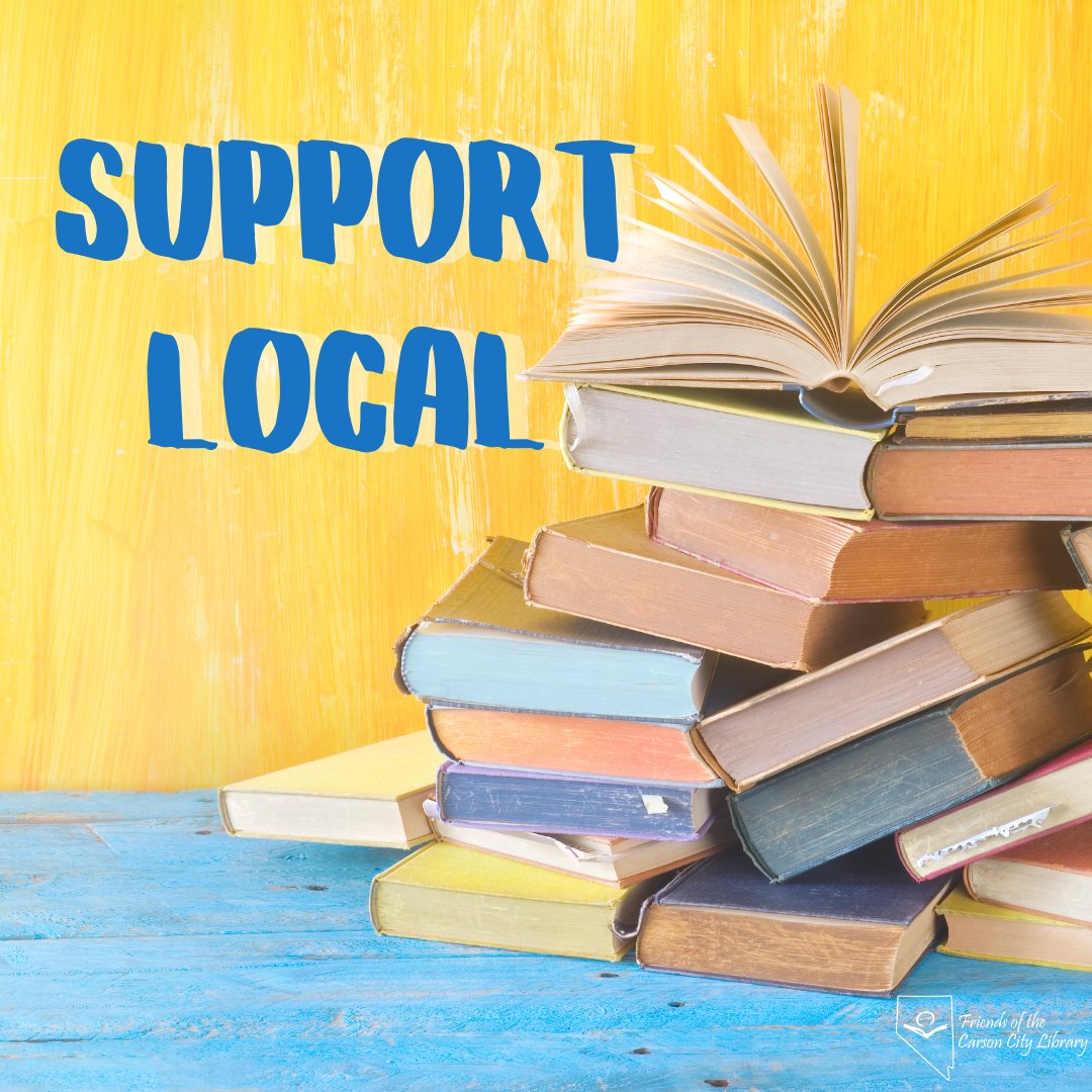 friendsofcclib's tweet image. Love books? Love Carson City? Show it by supporting your local bookshop Browsers Corner Book Store. Each purchase you make aids us in expanding our community's library! #SupportLocal #FriendsofCCLibrary 💙