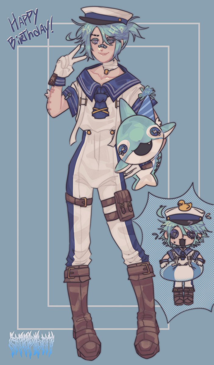 stoopidity_00's tweet photo. HBD Luca Balsa!
Ma bbboy
#ルカ・バルサー誕生日2023  #lucabalsa #identityV https://t.co/CfEfm1WIkX