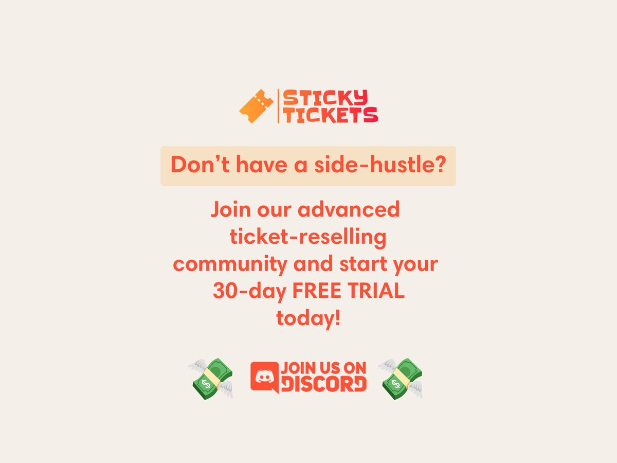 StickyTickets tweet media