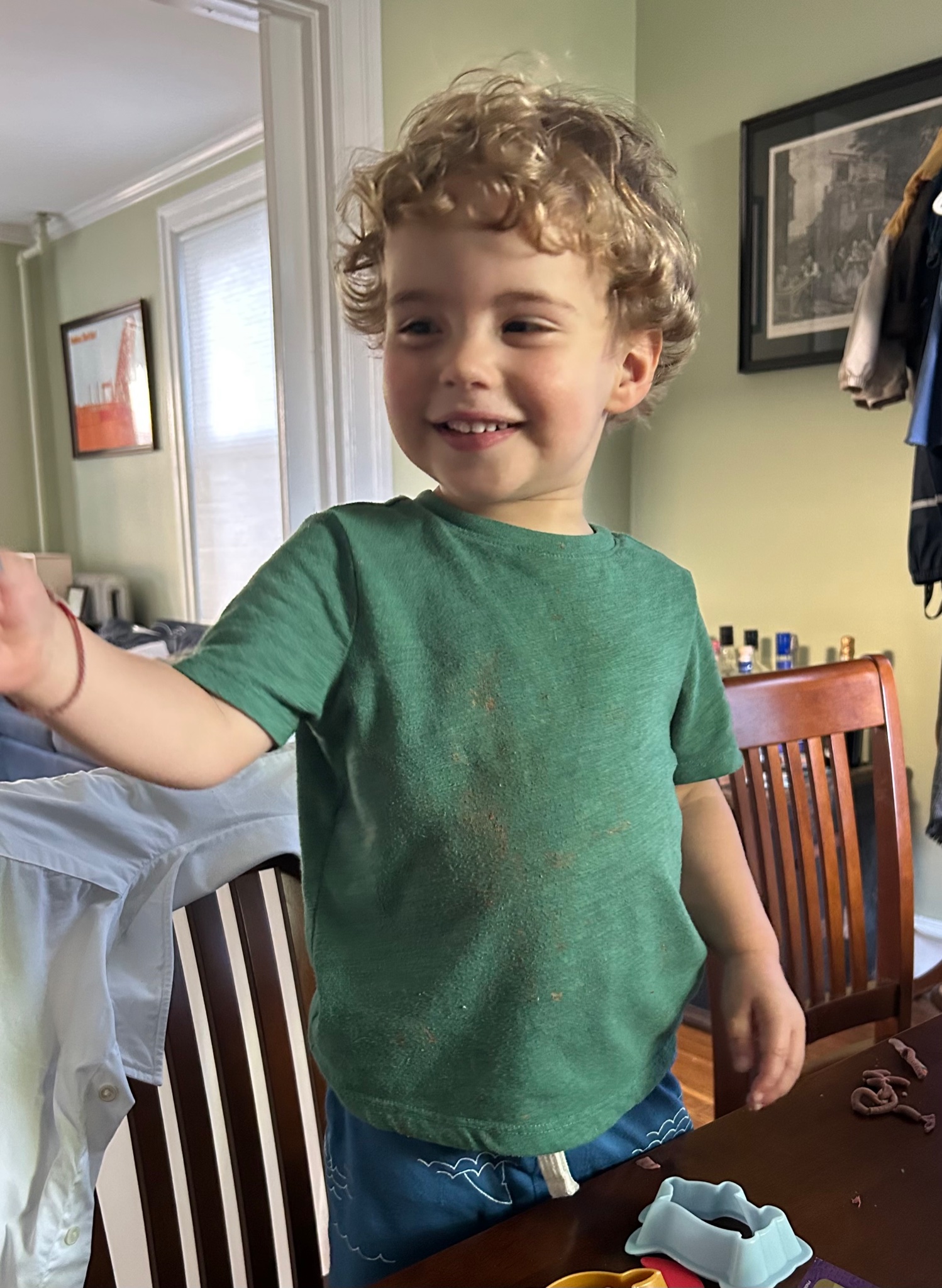 Aaron Regunberg on X: We've been potty-training Asa this week, and today  was his first whole day at daycare without a single accident! Same pants at  pick-up as he was wearing at