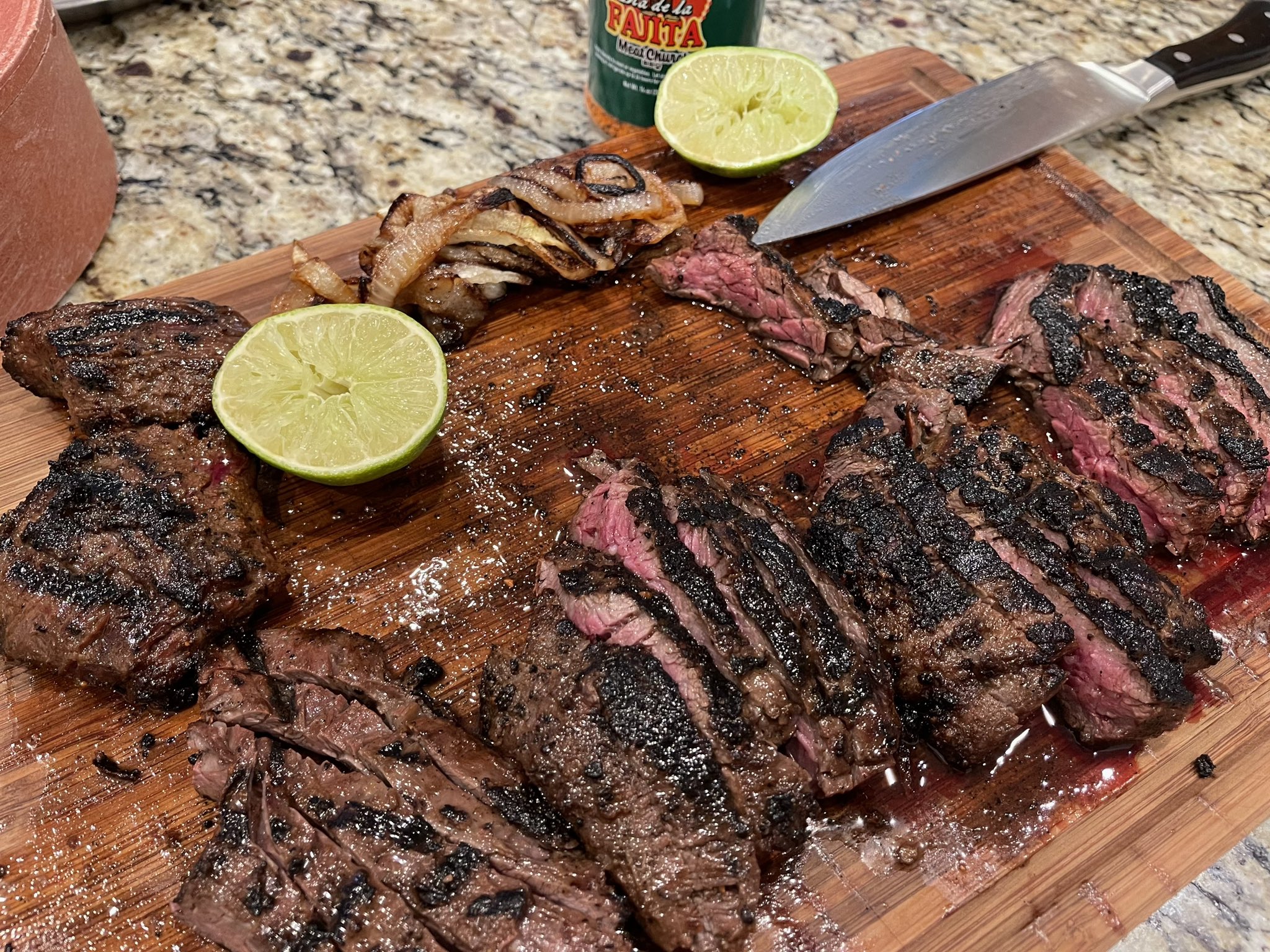 Francesca on Twitter "Fajitas with outside skirt steak from