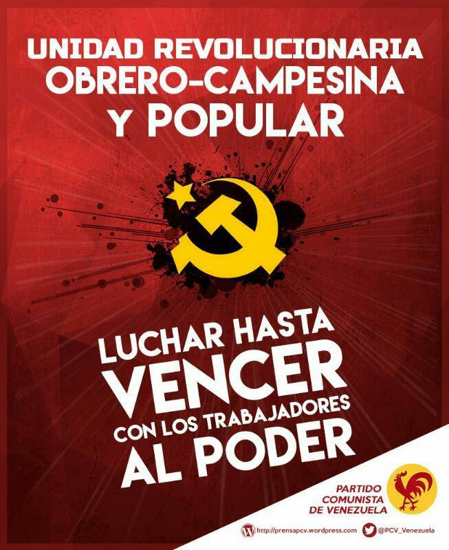 #YoDefiendoAlPCV 
Por que mis padres, me enseñaron que ser comunista es amar al otro y que el mundo individualista tiene que acabar. Soy comunista y defiendo al PCV