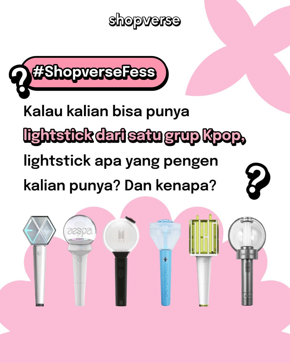 shopverse_id's tweet photo. #ShopverseFess Lightstick yang udah kamu idam-idamkan tapi belum punya sampe sekarang?

---
Jajan LS di Shopverse
🌟DP 25%
✨Cicil 4x
✨Dom JKT
🤩Freeongkir

Jangan lewatin GA LS ini‼️
https://t.co/hEbnOOitzN https://t.co/hGRkMMpqYT