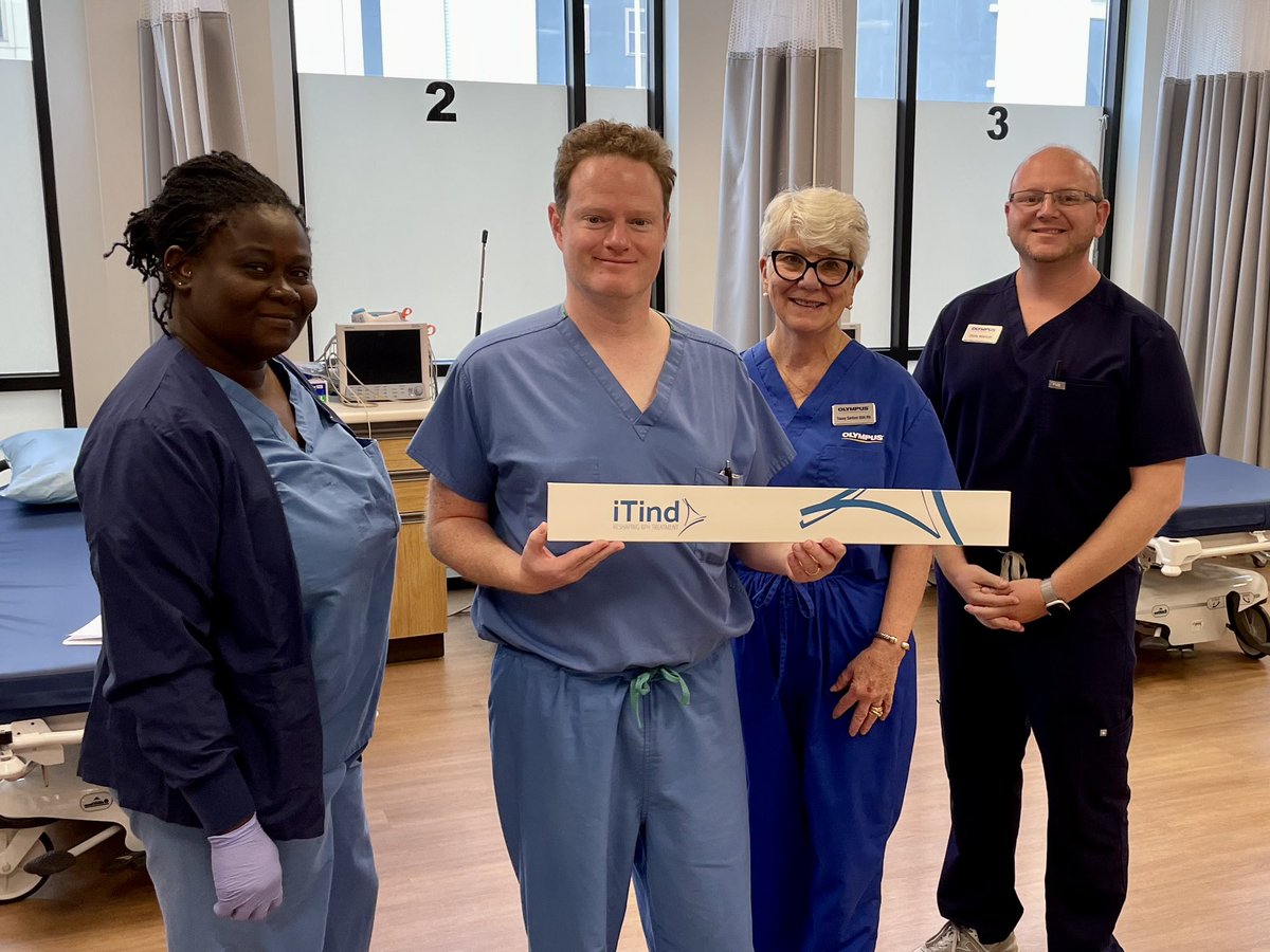 Dr. Alex Kandabarow (<a href="/AMK_uro/">Alex M Kandabarow MD</a>) and Dr. John Klein on the bleeding edge of innovative #BPH treatments with #iTind and <a href="/Olympus_Corp/">Olympus</a> at our new ASC in National Harbor, MD