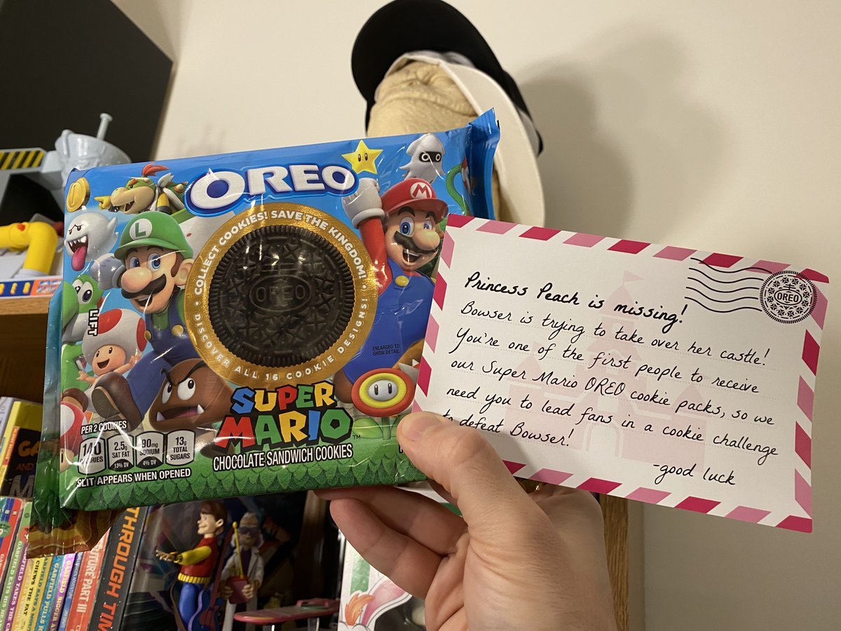 smbmovie's tweet photo. Oh you better believe we were gonna get these #SuperMarioOREO https://t.co/Qp5UYhOVhv