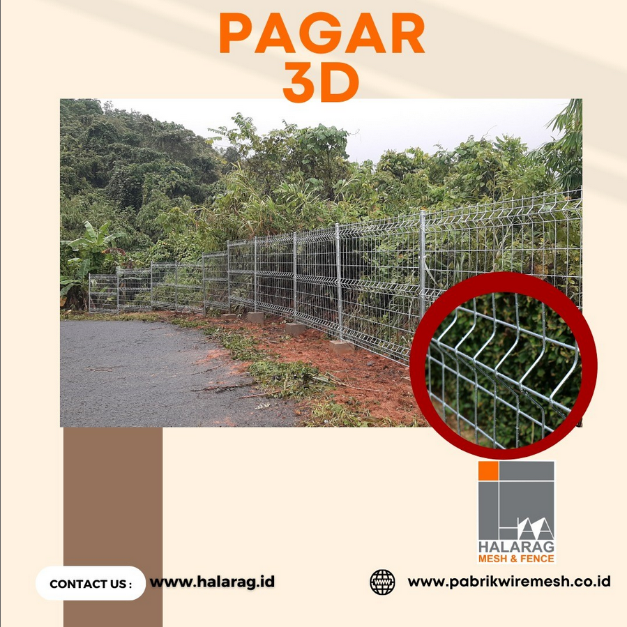 MegaHalarag's tweet image. Pagar Wiremesh/Pagar3D Halarag dibuat sebagaimana proses produksi wiremesh dgn proses penekukan bentuk gelombang pd bagian tengahnya wiremesh. &quot;Real Sertifikat&quot; SNI 07-4599-1998 &amp;amp; Sudah TKDN &amp;amp;^ ISO 9001:2015
More Info : 081285890064 
#pagarwiremesh #pagar3d #pagarbandara #pagar