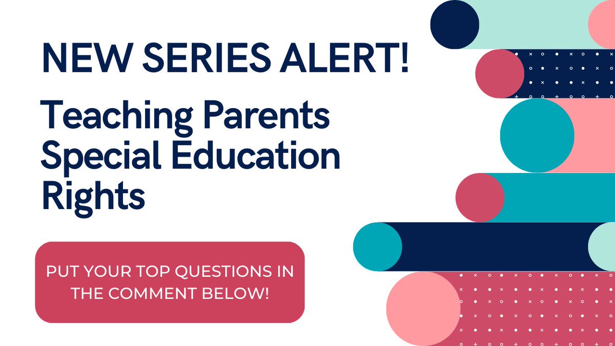 breakingautism's tweet photo. 😍We're kicking off a new #parent series focused on #SpecialEducation rights, best practices, and must-knows. 

Let us know your TOP special education topics or questions in the comments below, and we'll answer them on the upcoming #series with legal and educational experts! https://t.co/56qNpwczYV