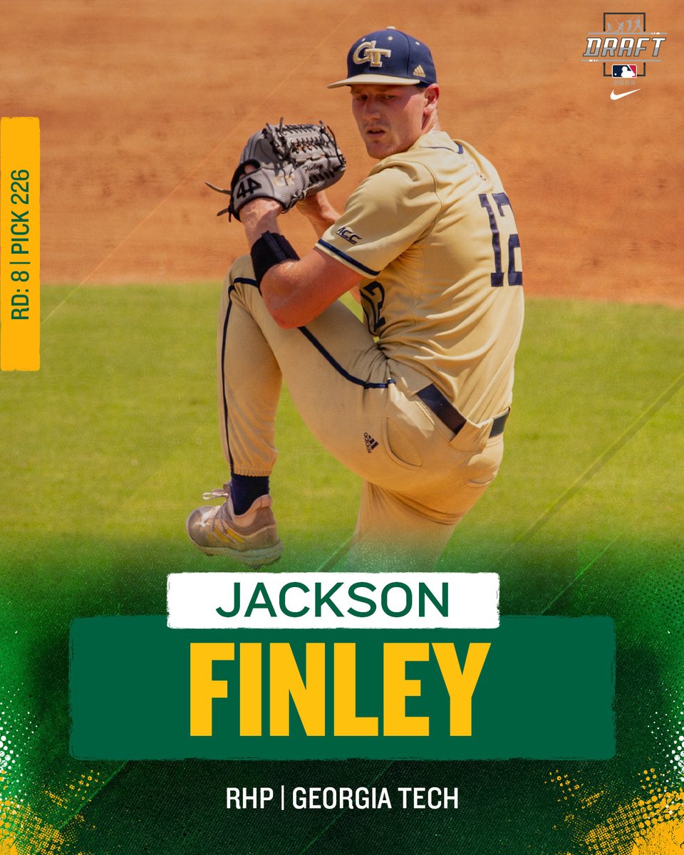 With the 226th pick in the 2023 MLB Draft, we have selected RHP Jackson Finley from @GTBaseball!