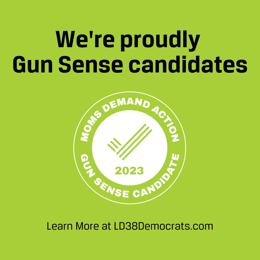 We're proud to be awarded the 2023 Moms Demand Action Gun Sense Candidate distinction. 

In Trenton, we've worked to tackle gun violence, including championing legislation to create gun-free zones, get guns out of the hands of domestic abusers, &amp; expand background checks.