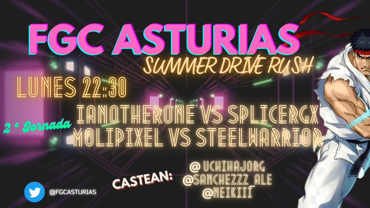 Chavales, empezamos en breves!!!
📺Twtich.Tv/fgcasturias