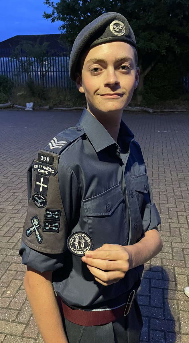 After an exceptional weekend away at ISCRM and going above and beyond over the past couple of months, a huge congratulations to Cpl Pursey on his promotion this evening to Cadet Sergeant! 

Greatly deserved and an asset to the squadron 🏆

#WhatWeDo | #PromotionPost