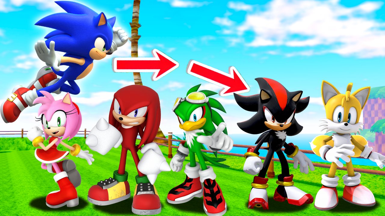 SonicHub on Twitter: "🚨NEW UPLOAD🚨 'How Fast Can You Touch Every Sonic Character's Color?' We ...