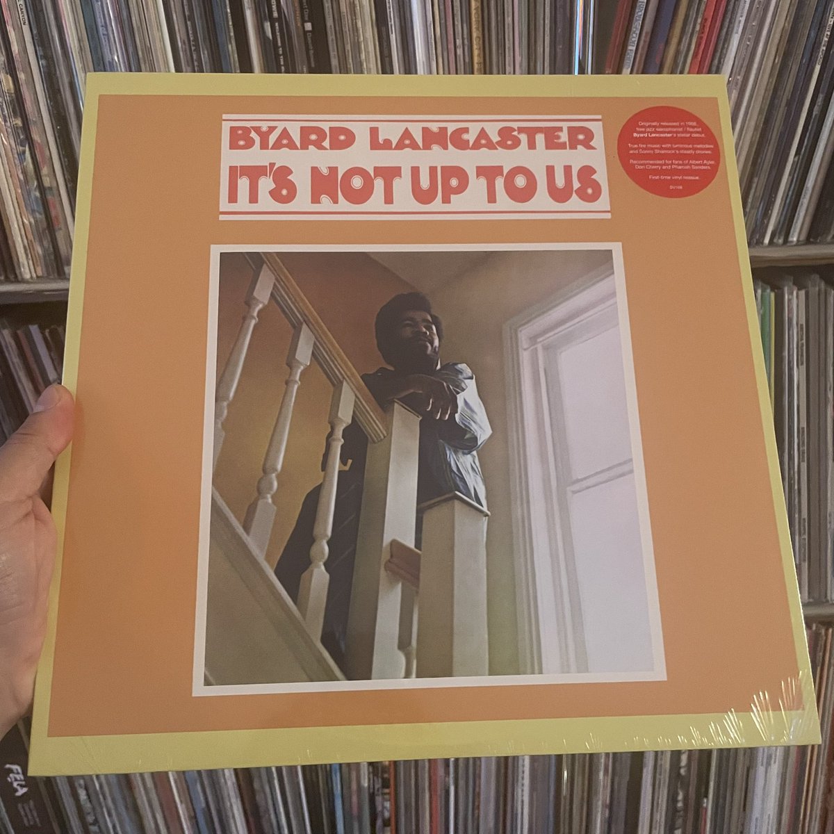#NowPlaying Byard Lancaster - It's Not Up To Us (Superior Viaduct, 2023).

I've never seen the original released in 1968 on the Vortex label, an Atlantic subsidiary. So I picked up the Superior Viaduct recent reissue.

With #SonnySharrock on guitar.

#ByardLancaster