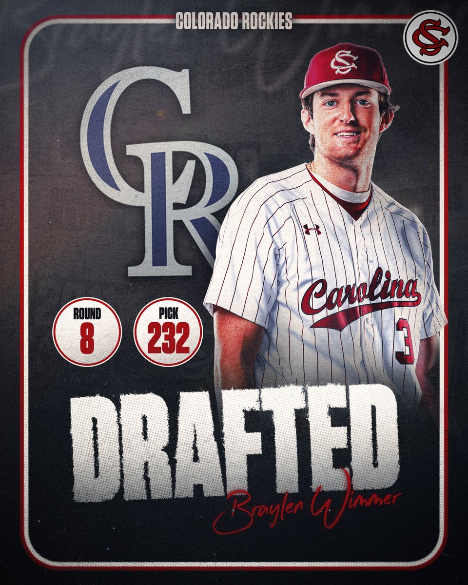Gamecock Baseball (@gamecockbasebll) on Twitter photo Braylen also is headed to the Mile High City!!
Congrats <a href="/braylenwimmer08/">Braylen Wimmer</a>
#Gamecocks | #ForeverToThee Braylen also is headed to the Mile High City!!
Congrats <a href="/braylenwimmer08/">Braylen Wimmer</a>
#Gamecocks | #ForeverToThee
