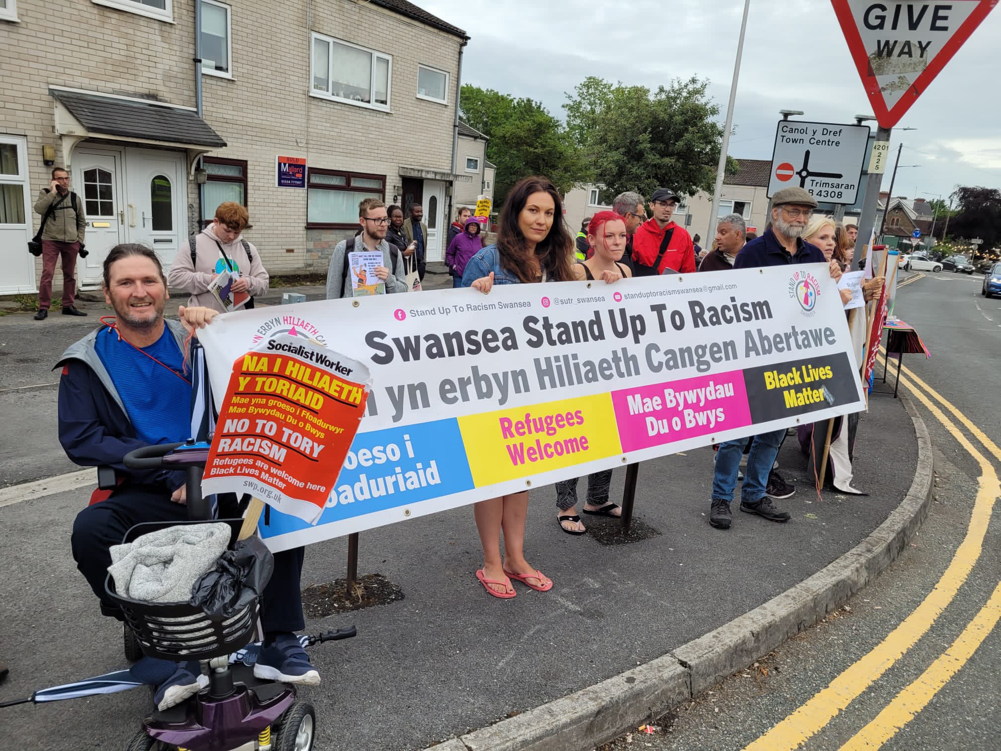 SUTR Wales on Twitter "Around fifty of us took our message to Furnace
