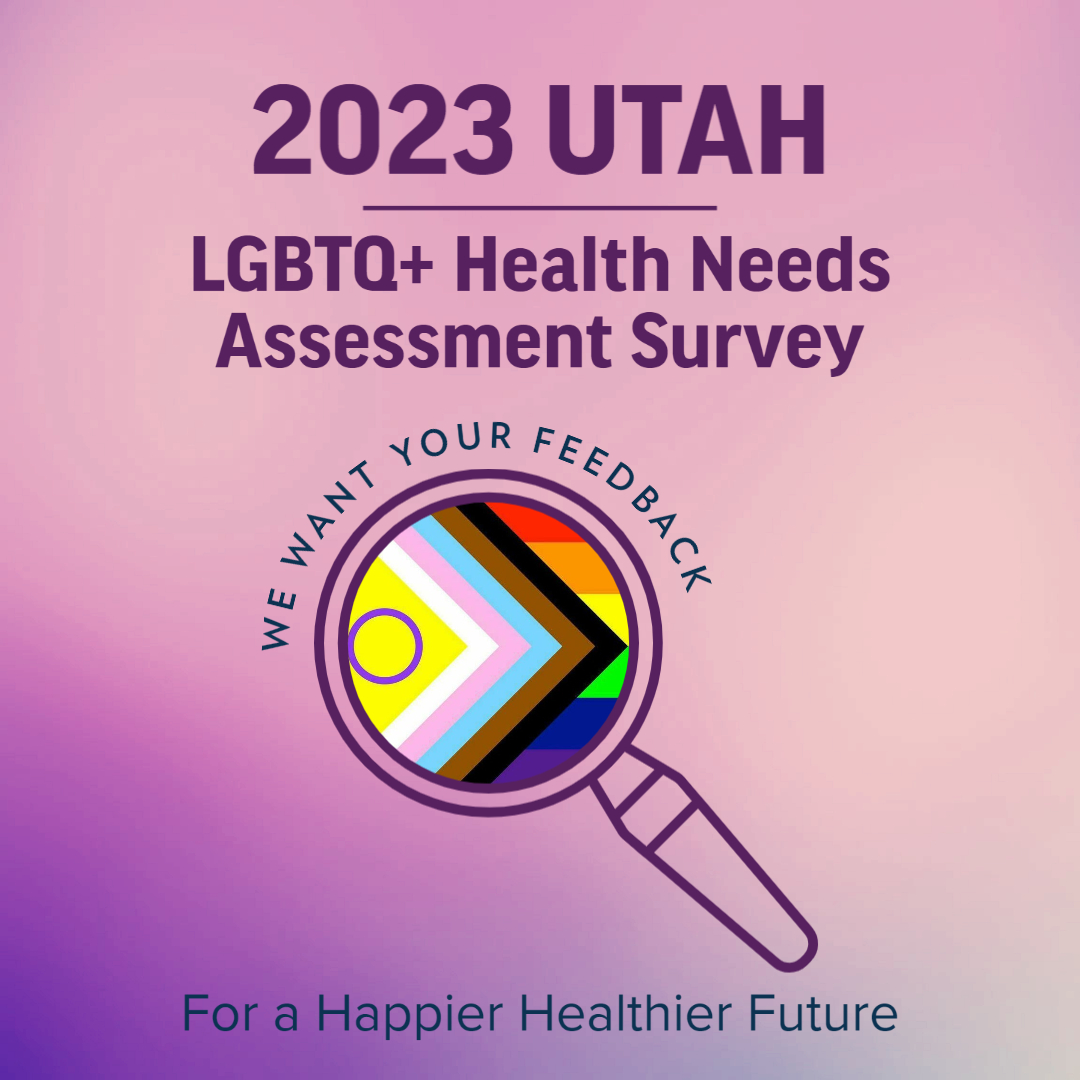 Calling all LGBTQ+ Utahns, ages 18 and older, to participate in a Health Needs Assessment. The results will be summarize so it can be used to start conversations, inspire action and bring attention to community needs! Take the survey today: utahgov.co1.qualtrics.com/jfe/form/SV_cA…