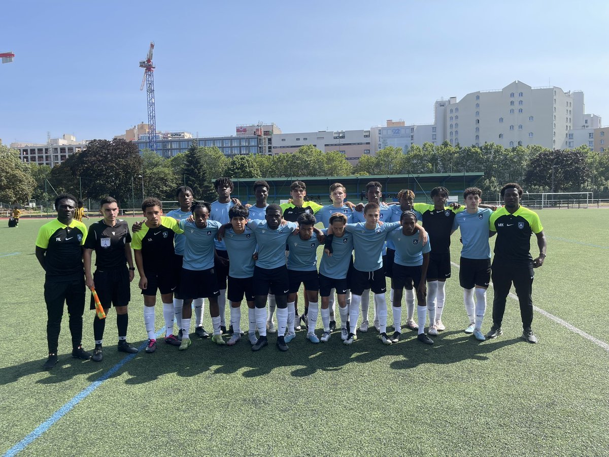 NorthFCsoccer's tweet photo. PFA North FC defeated FC Gagny at the Paris World Cup today!!  Way to go boys!!  @ParisWorldGames https://t.co/pl07FZGlpG