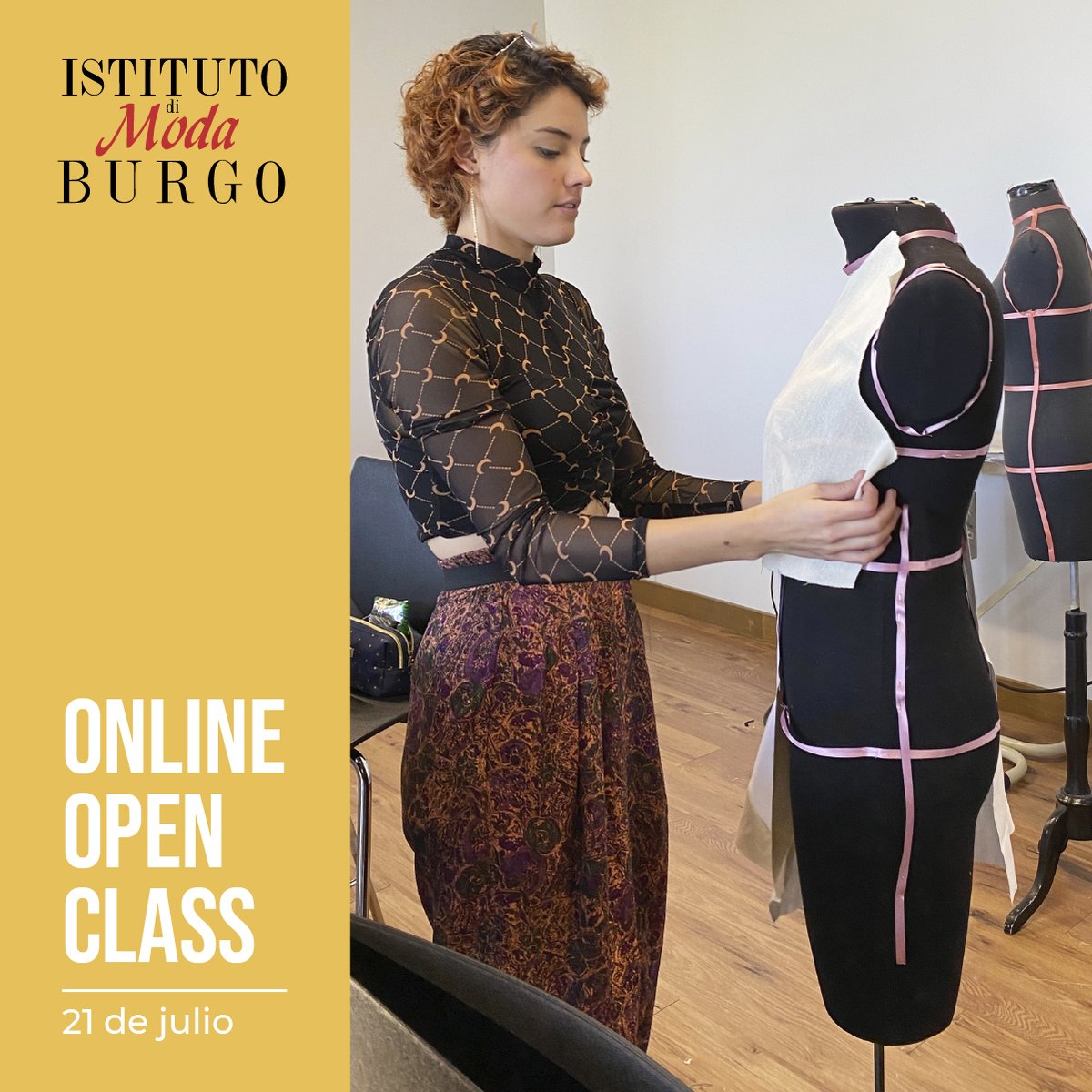 BURGOMX's tweet image. Nos quedan pocos lugares para nuestra clase gratis del mes de julio ¿ya estas inscrita? Mándanos un mensaje y no dejes pasar esta oportunidad de estudiar diseño de moda gratis por un día. #Online #OpenClass #BurgoMx