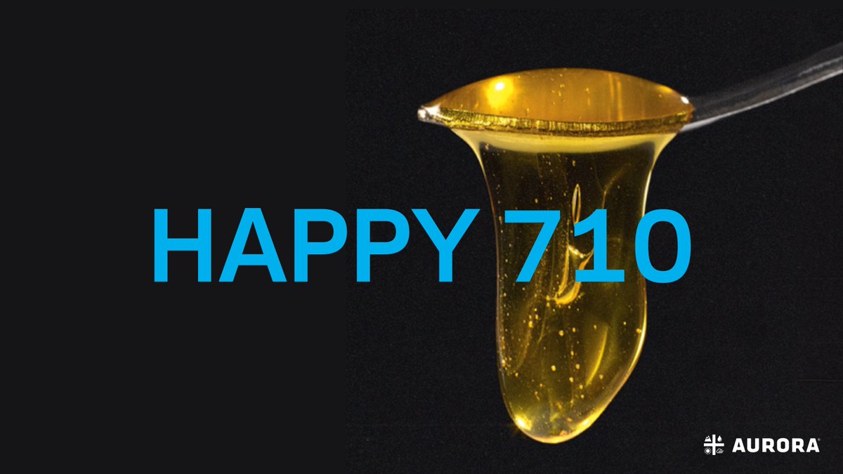 Aurora Cannabis (@aurora_mmj) on Twitter photo Happy 710! We all know 420, the biggest day in #cannabis culture, but let's not forget about 710, #OilDay. W/ many formats & flavours to choose from, our rec portfolio has a product that'll make your taste & experience dreams come true. <a href="/GreyBeard710/">Greybeard Cannabis Co</a> <a href="/SanRafael71/">San Rafael '71</a> <a href="/DailySpecial_ca/">Daily Special</a> Happy 710! We all know 420, the biggest day in #cannabis culture, but let's not forget about 710, #OilDay. W/ many formats & flavours to choose from, our rec portfolio has a product that'll make your taste & experience dreams come true. <a href="/GreyBeard710/">Greybeard Cannabis Co</a> <a href="/SanRafael71/">San Rafael '71</a> <a href="/DailySpecial_ca/">Daily Special</a>