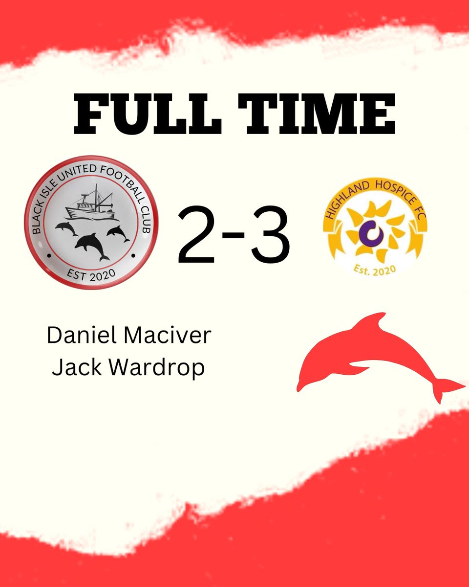 MATCH RESULT ⚽️

We are out of the Association Cup after a tough game v Highland Hospice FC in Culbokie.