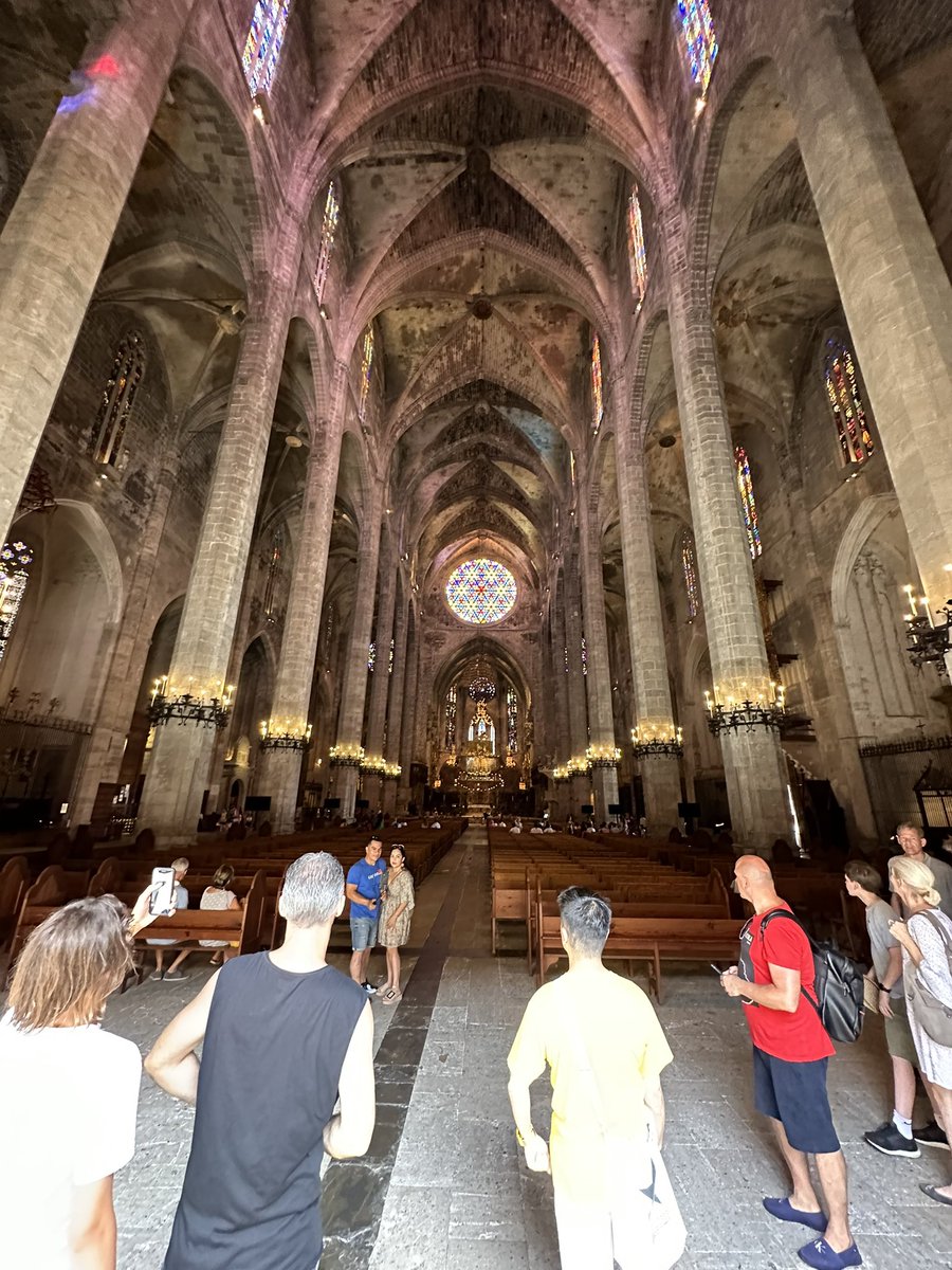 Visited the beautiful Palma cathedral today and was blown away