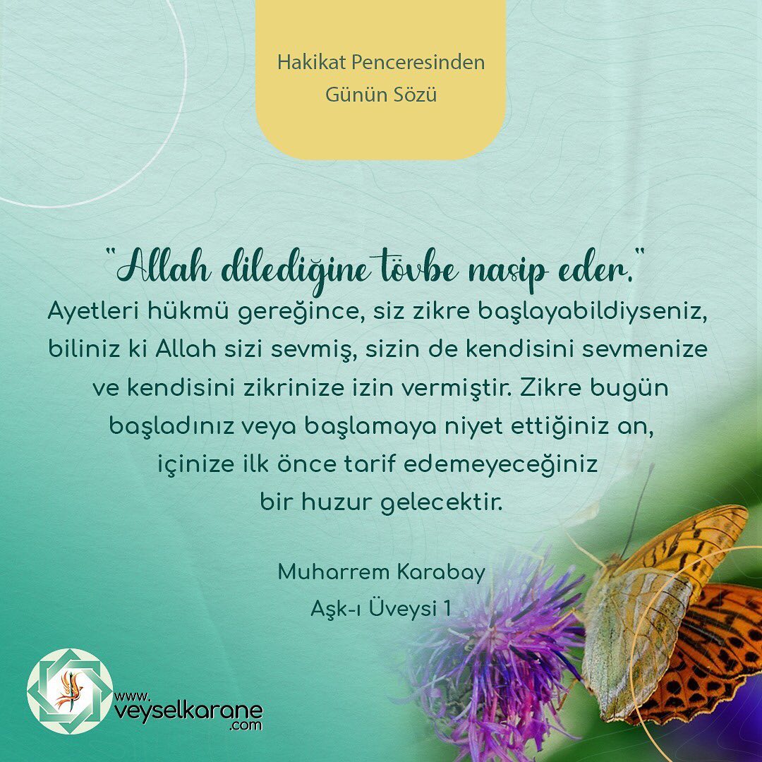 veyselkarane's tweet photo. Allah'ı zikretmen, kalbini O'na yaklaştırır. O'nun yakınlık evine girersin, O'na misafir olursun. Misafire de ikram olunur.

Abdulkadir Geylani Hz. https://t.co/Dlowjlyaed