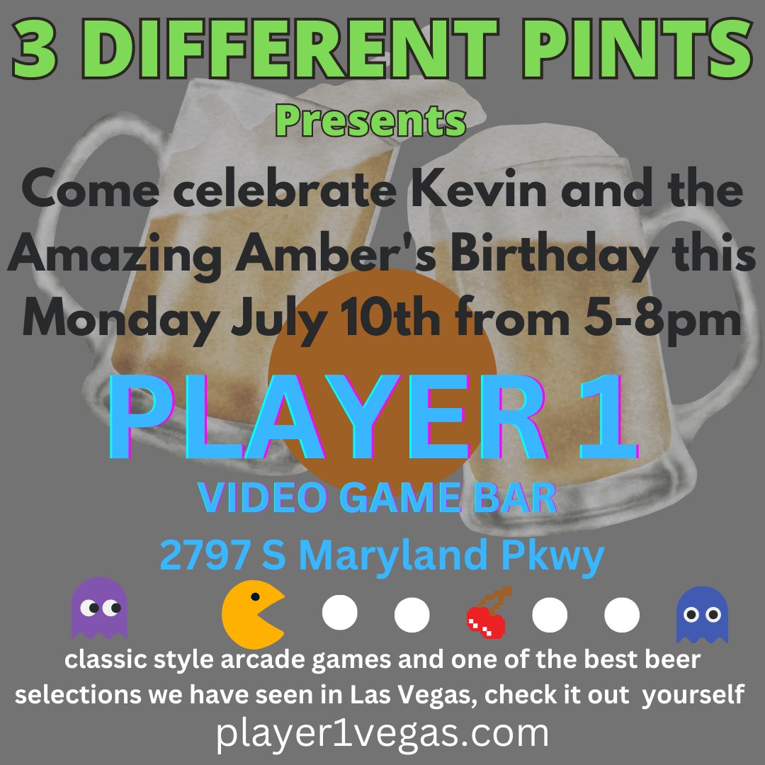 DifferentPints's tweet image. Work Sucks…join us tonight for some fun #lasvegas #beer #arcadegames #videogames #vegaslocals #fun