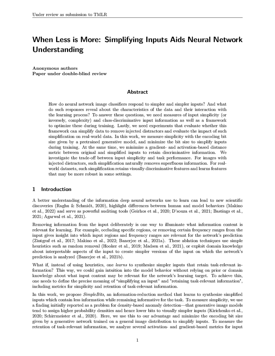 TmlrSub's tweet photo. When Less is More: Simplifying Inputs Aids Neural Network Understanding

https://t.co/pJsimqUfni

#simplicity #distractors #learns https://t.co/cT31ofY0Ar