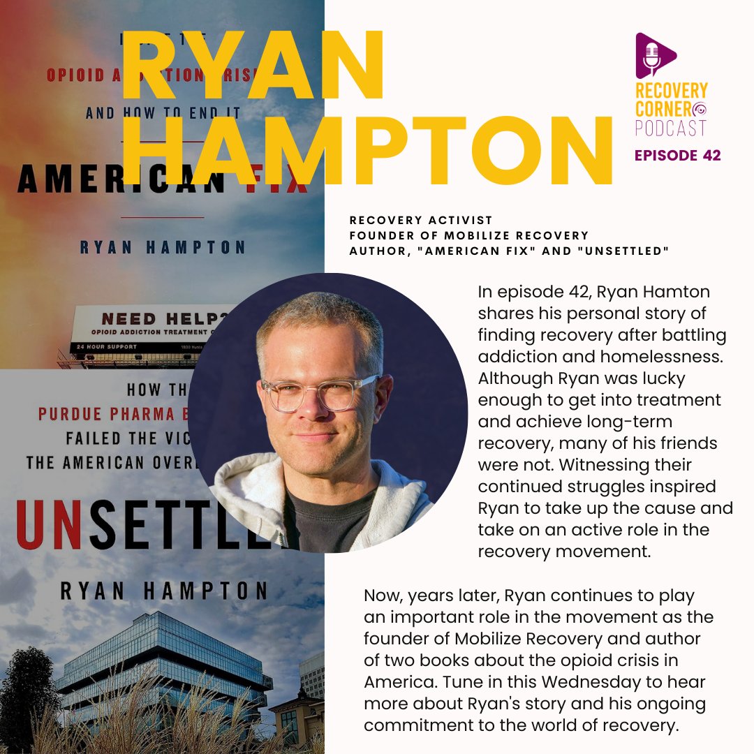 ypr_national's tweet photo. Tune in to Recovery Corner this Wednesday to hear more about @RyanForRecovery's incredible story and advocacy work in the recovery movement. Listen on your favorite audio streaming platform, or visit https://t.co/eJOTMsApfa.

#RecoveryCorner #AddictionRecovery #WeDoRecover https://t.co/scBCkMT3gb