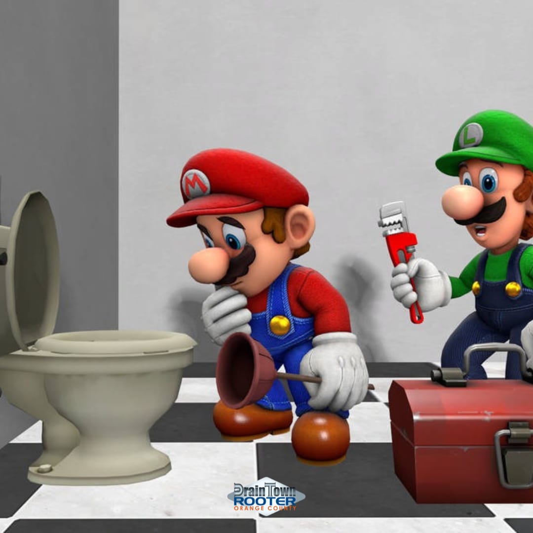📷📷 From battling menacing creatures in the depths of a drain to navigating treacherous sewer systems, we fix any plumbing problem like Mario and Luigi would do! 📷📷
So, if your pipes are in need of rescue, give us a call at 📷 949-867-7060
#DTR #diy  #mario #plumbingdisaster