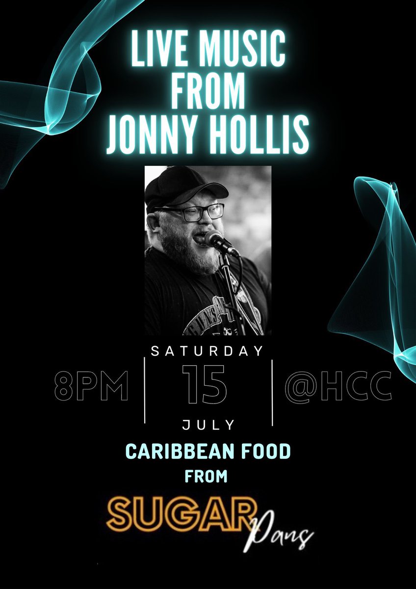 HoddyCCOfficial's tweet photo. Next Hoddy CC social!

Saturday 15th July!! 🍻🍾 

Get it in the diary, invite your friends and family and let’s get a packed clubhouse for a night of live music and delicious West Indian food!! 🥘🍛🍗

💚 💚 https://t.co/n7NHxBy76X