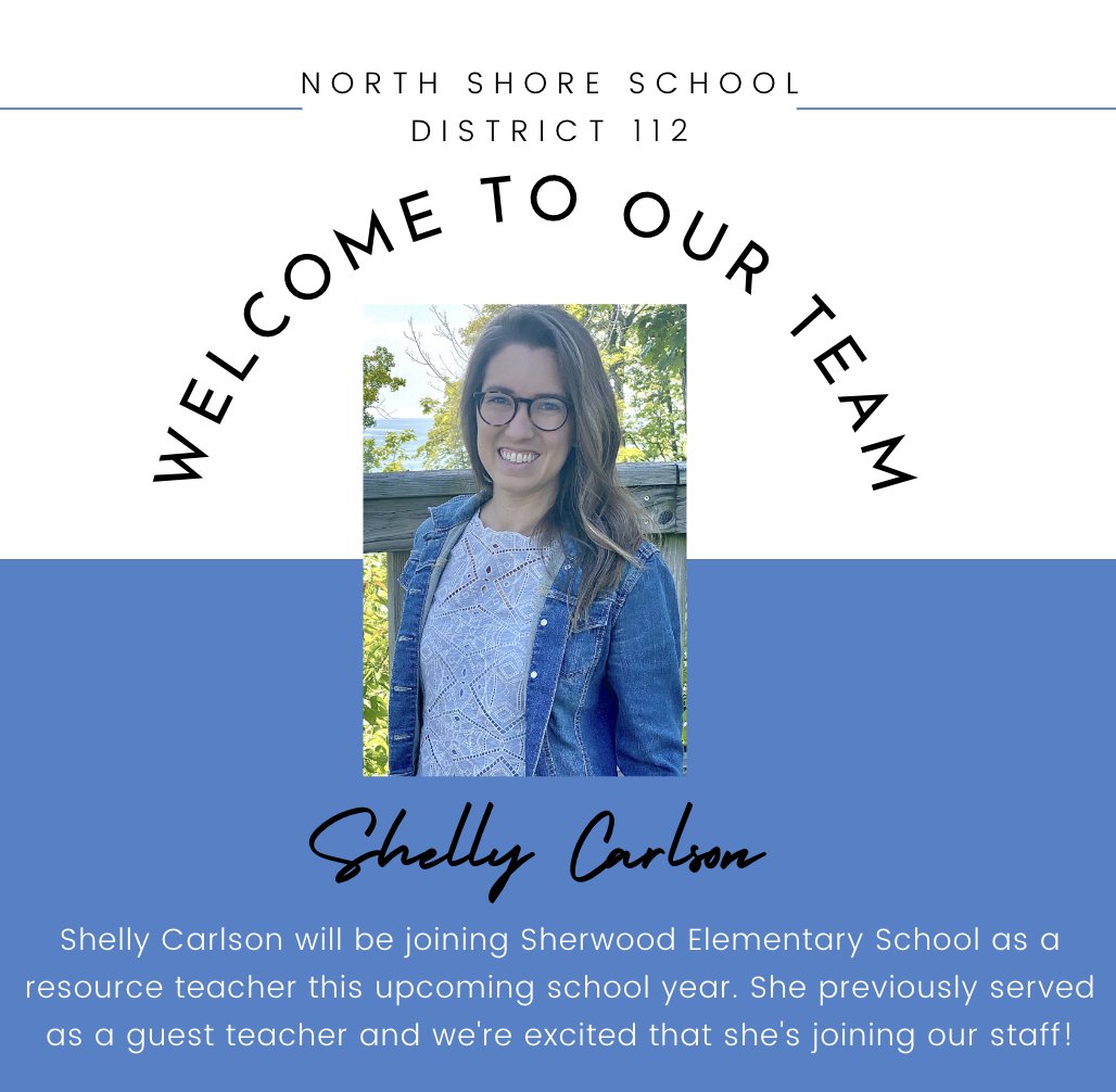 We love hiring our <a href="/NSSD112/">North Shore SD 112</a>  guest teachers as full-time teachers! Welcome back to <a href="/SherwoodPandas/">Sherwood School</a>, Shelly! #112leads