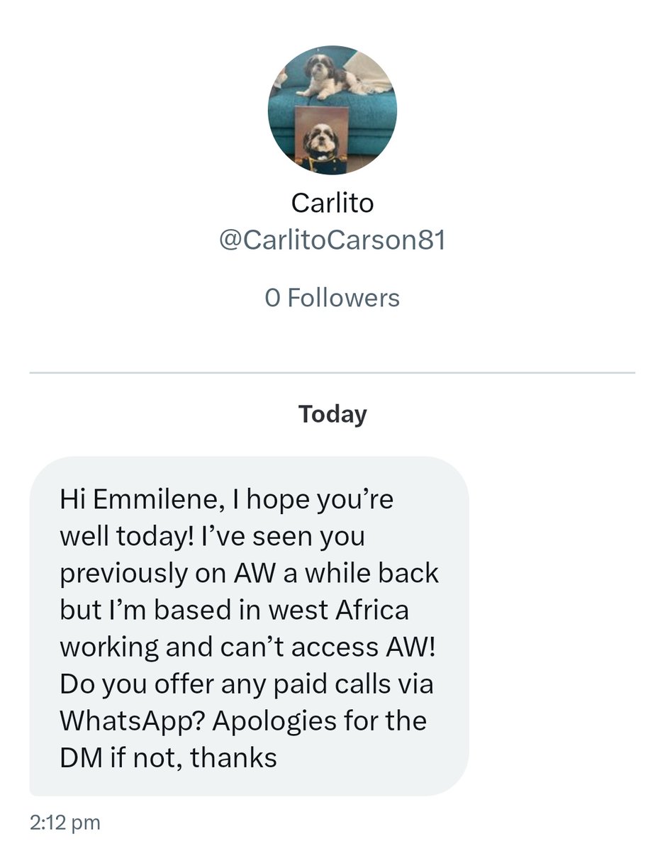 therealemmilene's tweet photo. Why does someone do this and then block you if you don't reply or in my case didn't see the message request until now 🤔🤔 I'm lost 🙃 https://t.co/ItruEOYBia