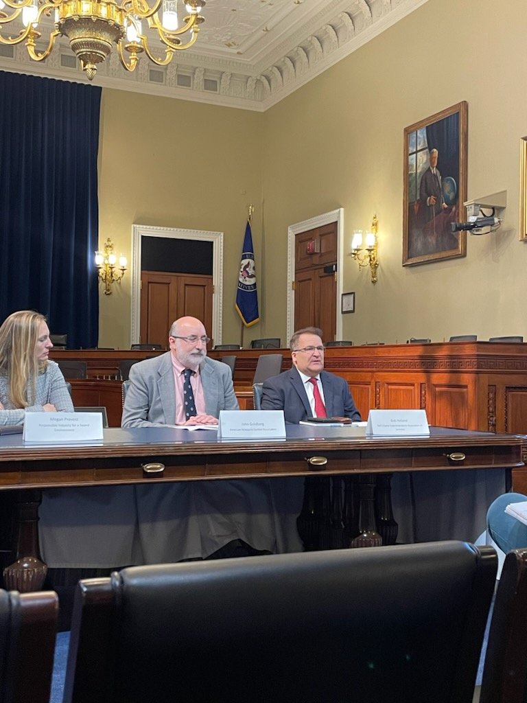 RobertHelland's tweet photo. Thanks again to @PestFacts for inviting me to join the "Specialty Pesticides 101" briefing to @westerncaucus.  A great opportunity to talk about our superintendents' role as stewards of the environment who use BMPs to protect landscapes &amp; waterways.  @GCSAA #golfadvocacy https://t.co/LvRTC5WHRw